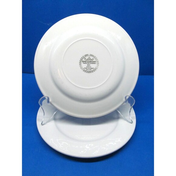 Dudson Olympus White Bread Plates  6 3/8" Stoke on Trent Set of 2 - Picture 7 of 10